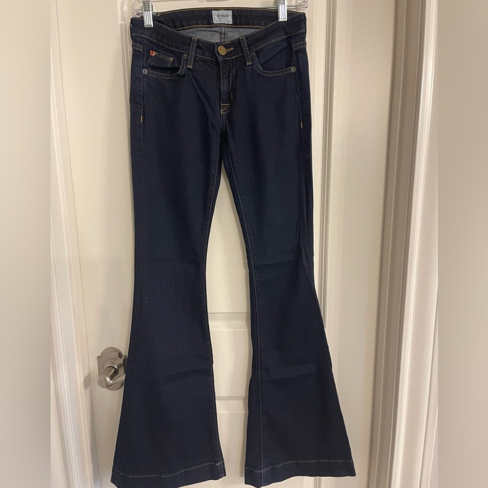 Hudson Flare Jeans sz 25 LONG! Amazing comfort & in Like-New condition! Worn 1x
